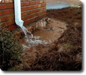 Downspout drainage problems 1